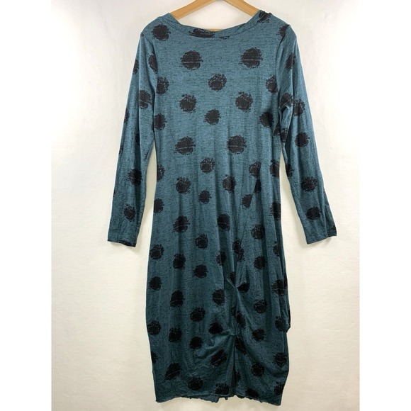 Liv by Habitat Clothing Womens Abstract Maxi Dress Sz XS Artsy Lagenlook Travel - Picture 5 of 13